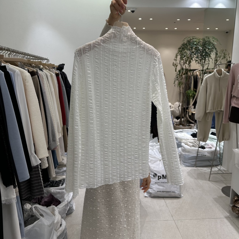 GRACIA㊣東大門實拍女裝新款休閑推薦職業26春夏長袖T恤春款GRACIA長袖T恤