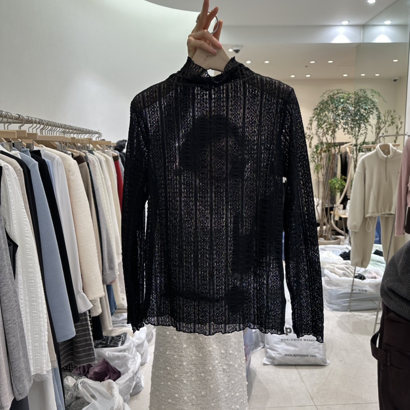 GRACIA㊣東大門實拍女裝新款休閑推薦職業26春夏長袖T恤春款GRACIA長袖T恤圖色2