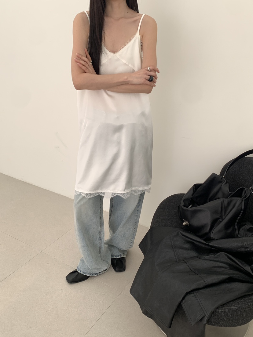 B_GARDER㊣東大門代購女裝新款26春夏時尚休閑推薦連衣裙蕾絲B.GARDER連衣裙