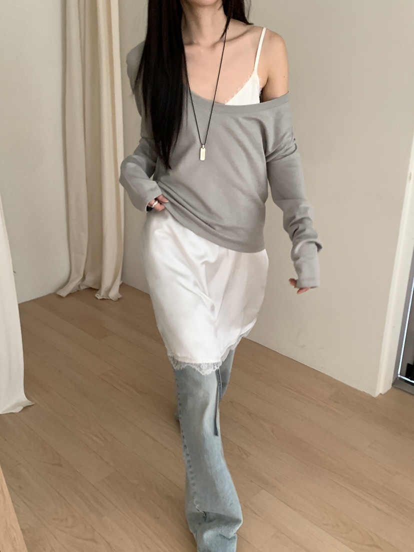 B_GARDER㊣東大門代購女裝新款26春夏時尚休閑推薦連衣裙蕾絲B.GARDER連衣裙