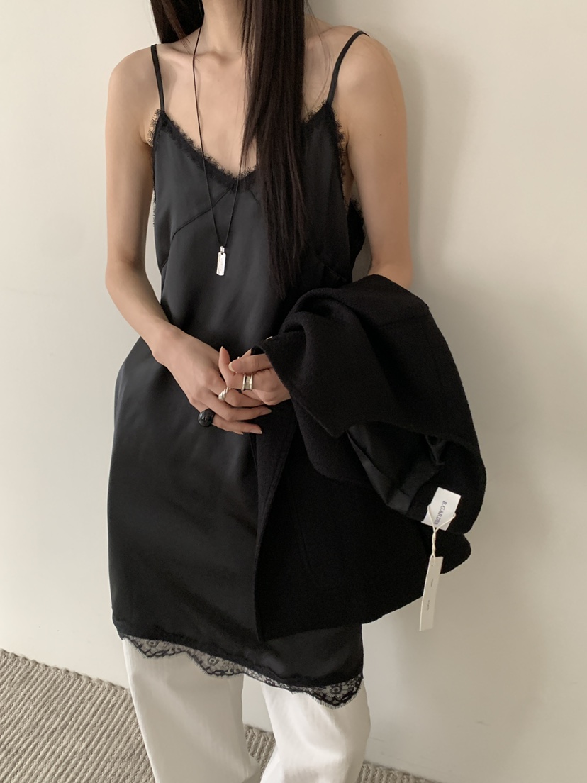 B_GARDER㊣東大門代購女裝新款26春夏時尚休閑推薦連衣裙蕾絲B.GARDER連衣裙