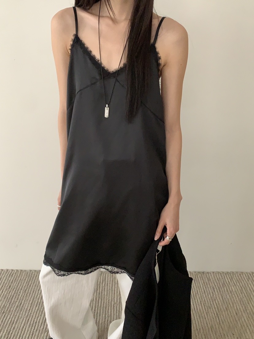 B_GARDER㊣東大門代購女裝新款26春夏時尚休閑推薦連衣裙蕾絲B.GARDER連衣裙