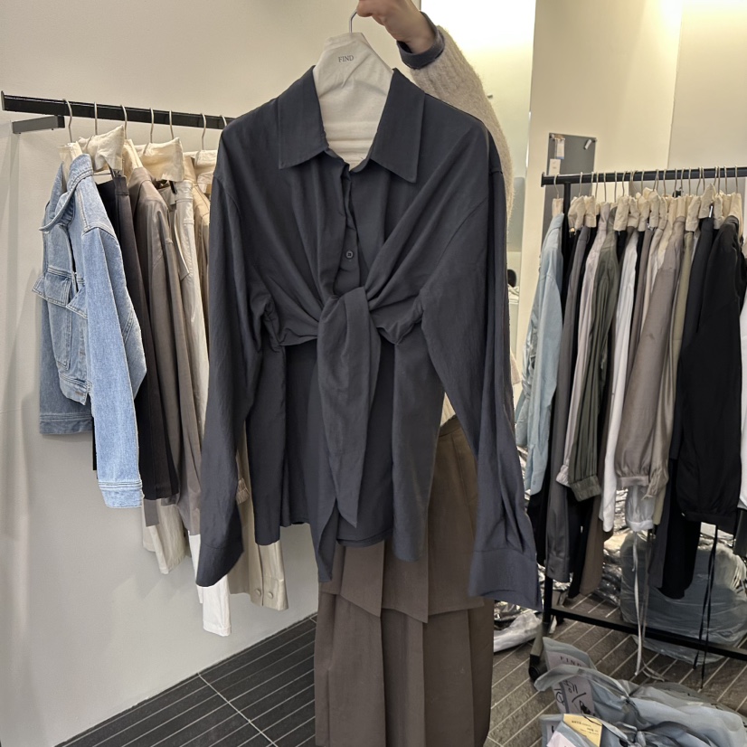 FIND-P東大門直郵㊣女士新款職業休閑熱賣人氣襯衫蕾絲衫春款FIND-P襯衫/蕾絲衫圖色2