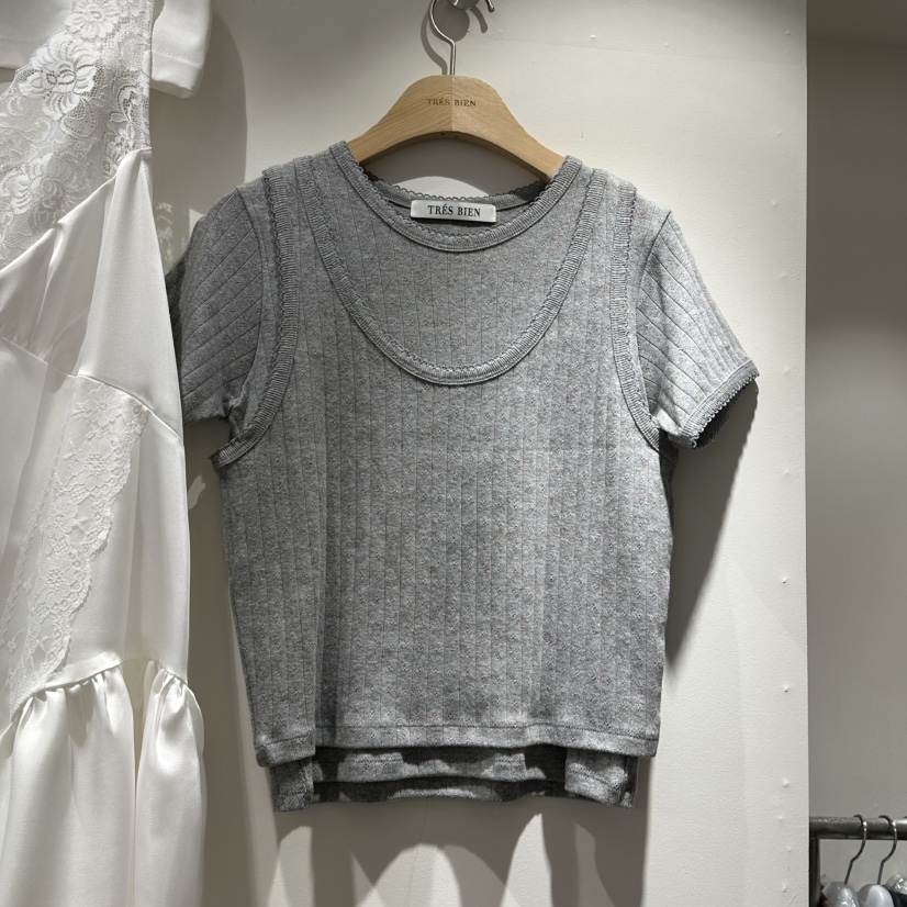 TRES BIEN㊣東大門實拍女士新品休閑熱賣真品套裝春款套裝TRES BIEN套裝圖色2