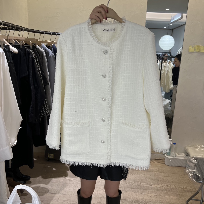 W AND J韓國直郵㊣女裝新品休閑真品職業26春夏推薦夾克春款W AND J夾克圖色1