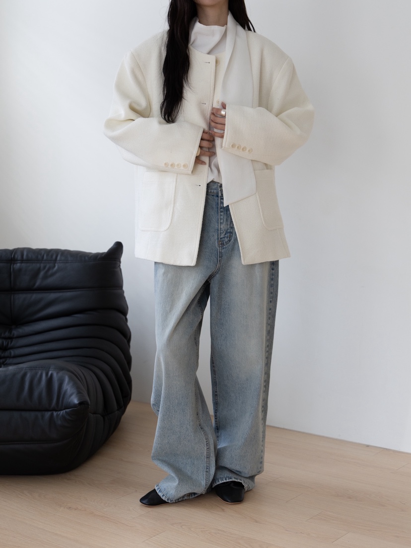 B_GARDER㊣東大門實拍女士新款推薦休閑時尚熱賣夾克粗花呢B.GARDER夾克