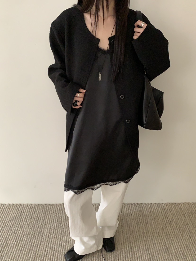 B_GARDER㊣東大門實拍女士新款推薦休閑時尚熱賣夾克粗花呢B.GARDER夾克