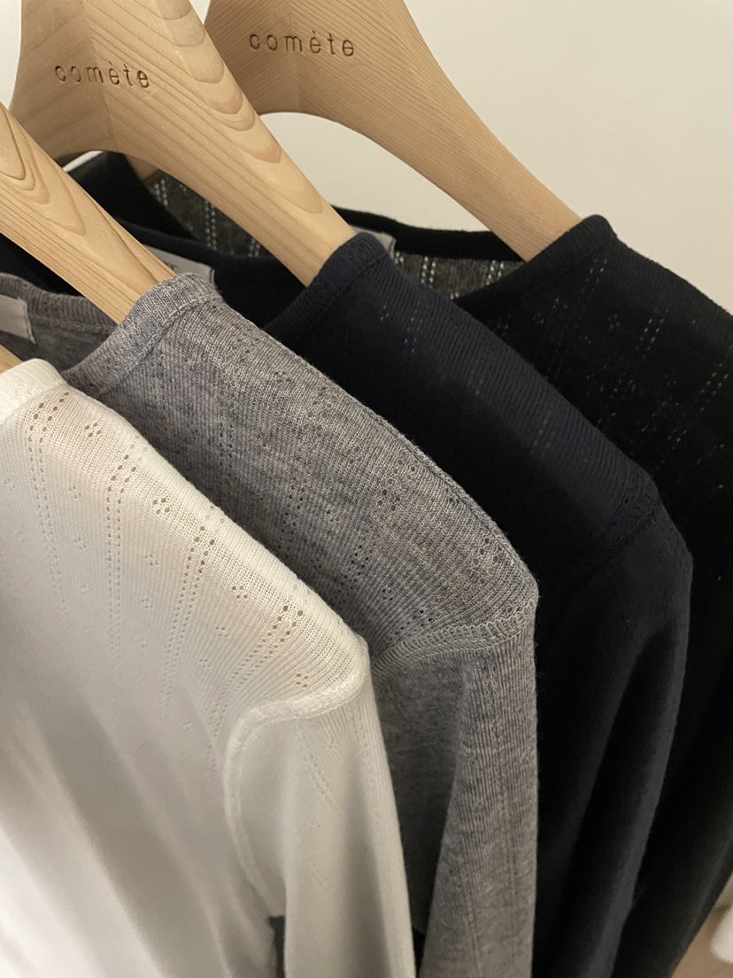 COMETE東大門直郵㊣女士新品職業人氣休閑熱賣時尚26春夏長袖T恤COMETE長袖T恤