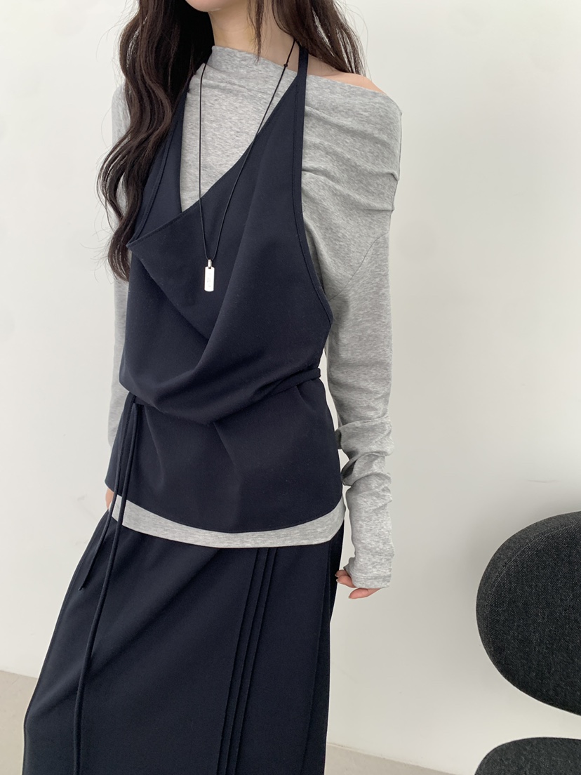 B_GARDER韓國代購㊣女士新款真品時尚熱賣職業26春夏吊帶背心B.GARDER吊帶/背心