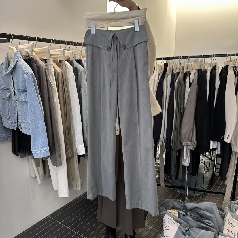 FIND-P東大門直郵㊣女士新款真品熱賣時尚推薦人氣休閑褲春款FIND-P休閑褲圖色1