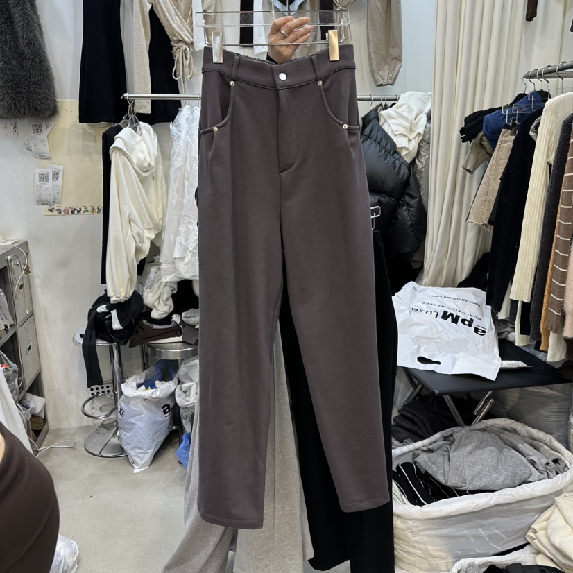 BILLION-L東大門直郵㊣女裝新款職業26春夏真品休閑褲春款棉BILLION-L休閑褲圖色2