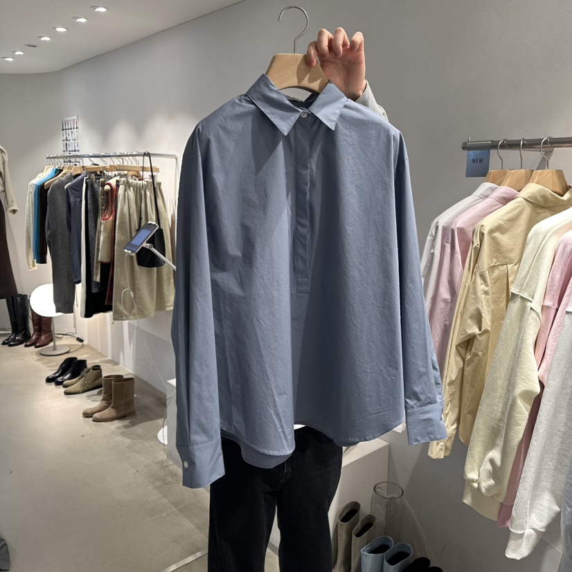 ROOM K-P韓國代購㊣女士新品人氣休閑26春夏襯衫蕾絲衫春款ROOM K襯衫/蕾絲衫圖色4