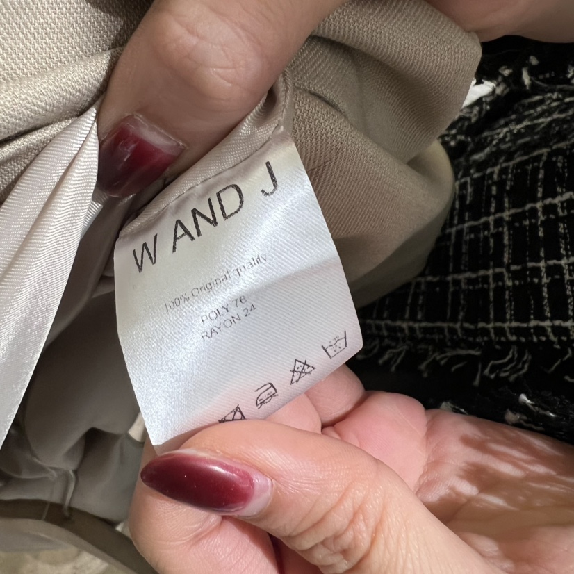 W AND J㊣東大門實拍女裝新款時尚真品推薦熱賣套裝含腰帶W AND J套裝