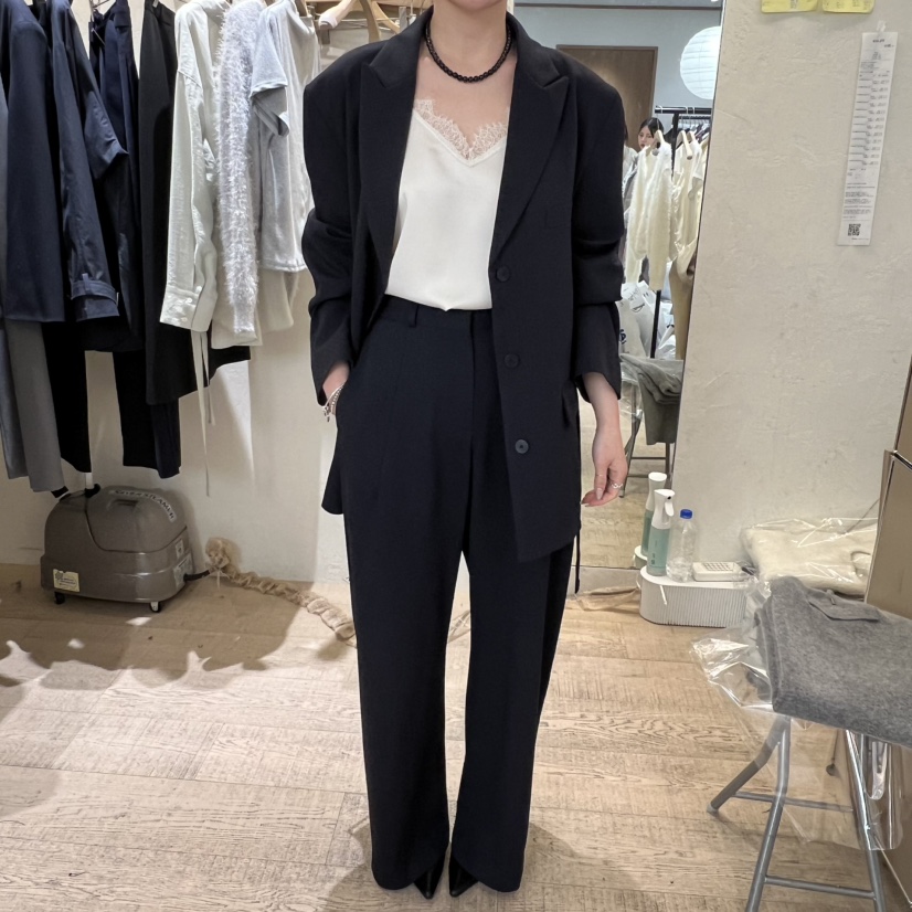 W AND J㊣東大門實拍女裝新款時尚真品推薦熱賣套裝含腰帶W AND J套裝圖色3