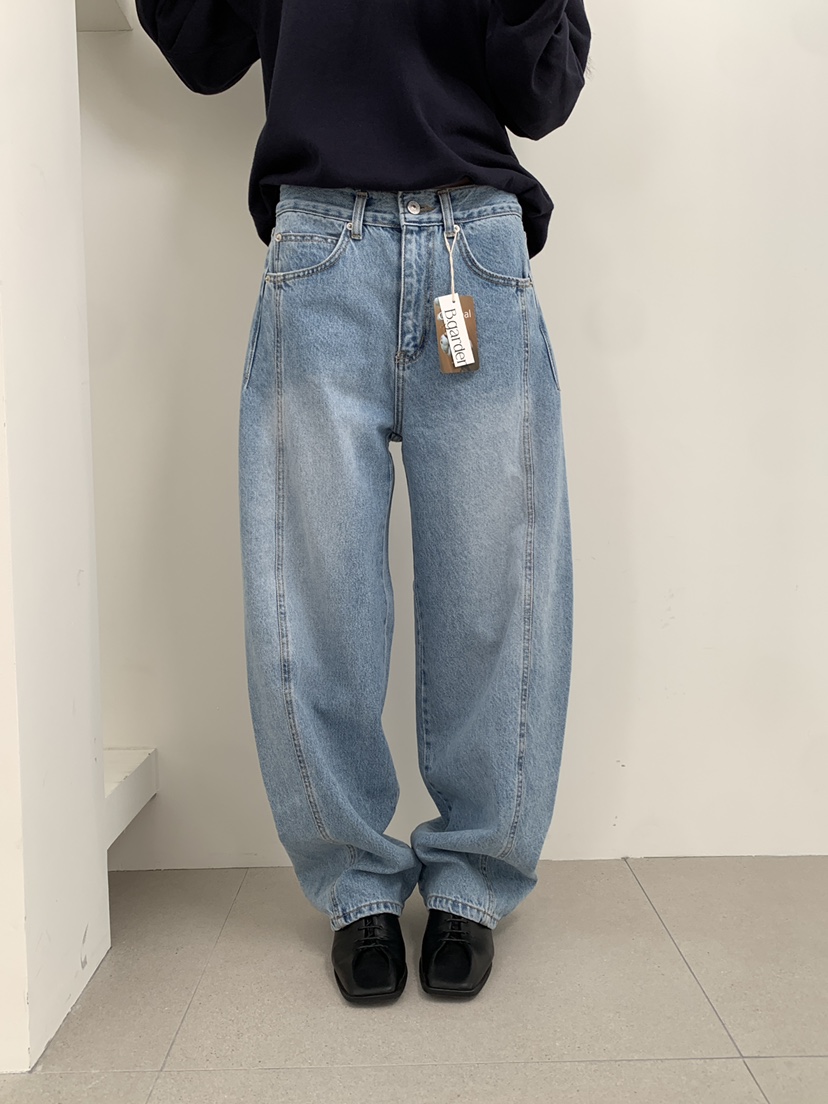 B_GARDER韓國直郵㊣女裝新品26春夏推薦真品休閑時尚牛仔褲B.GARDER牛仔褲