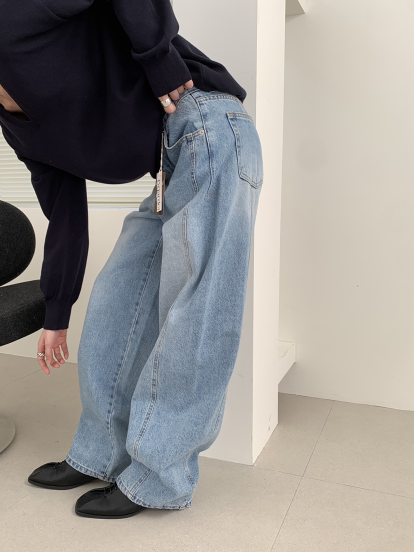 B_GARDER韓國直郵㊣女裝新品26春夏推薦真品休閑時尚牛仔褲B.GARDER牛仔褲