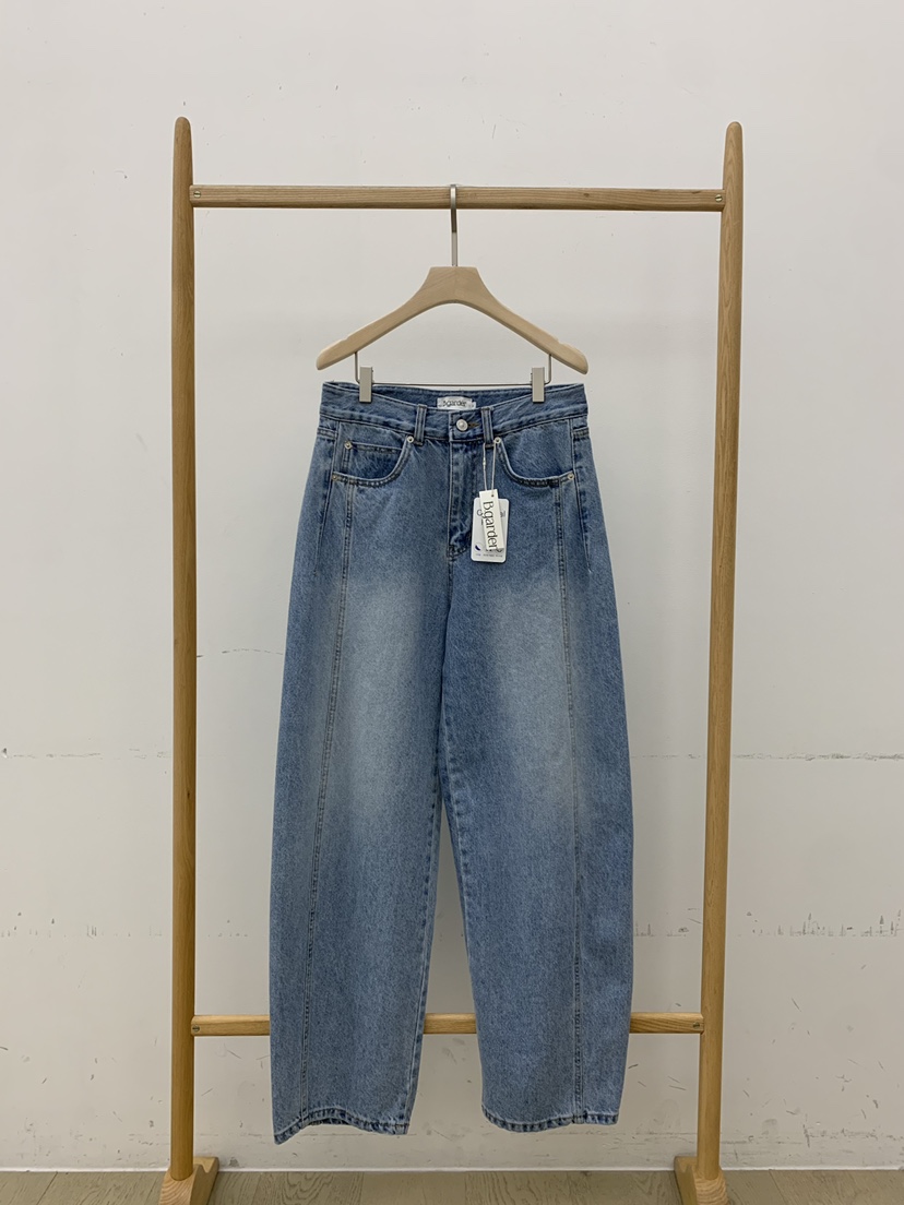 B_GARDER韓國直郵㊣女裝新品26春夏推薦真品休閑時尚牛仔褲B.GARDER牛仔褲圖色1