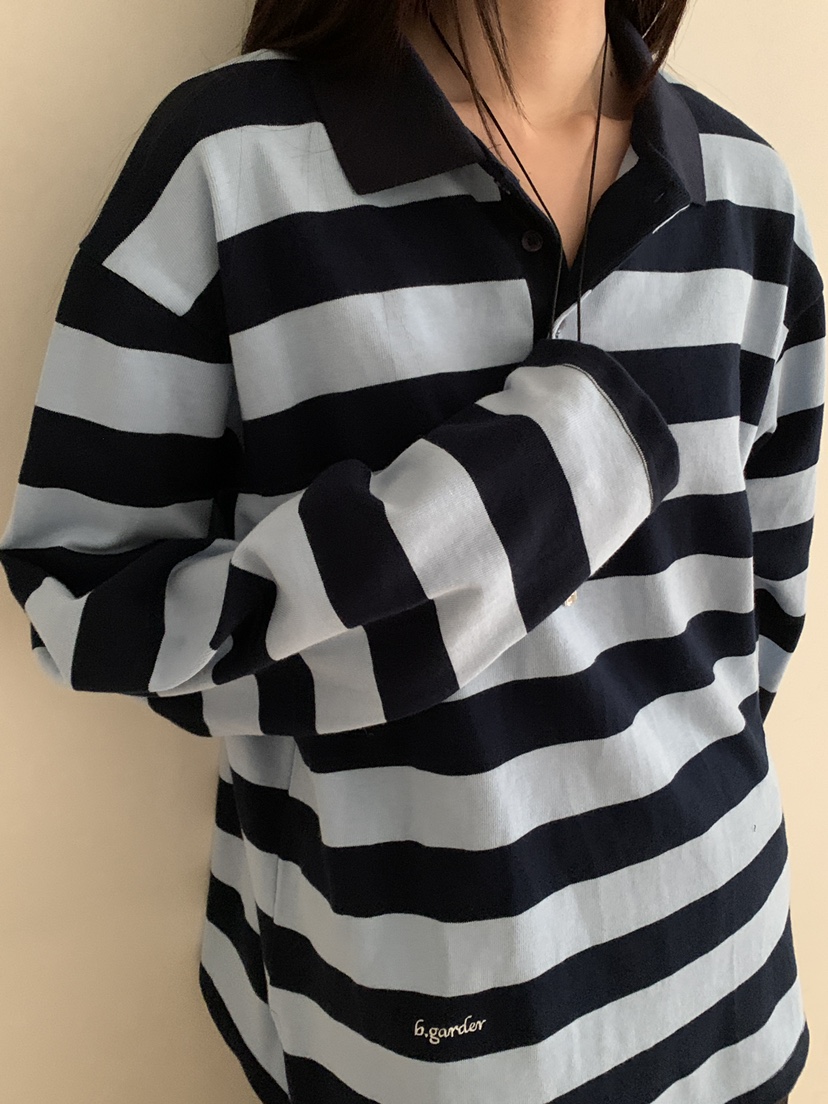 B_GARDER韓國直郵㊣女士新款熱賣職業26春夏真品休閑長袖T恤B.GARDER長袖T恤