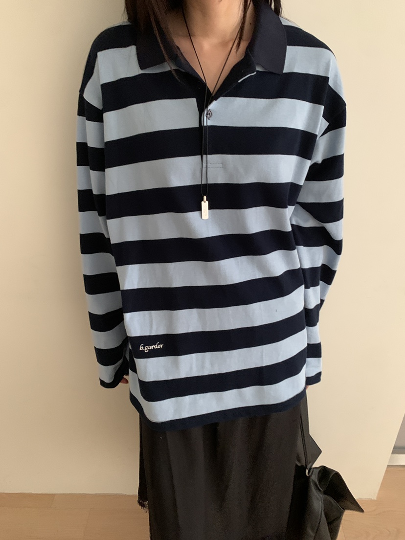 B_GARDER韓國直郵㊣女士新款熱賣職業26春夏真品休閑長袖T恤B.GARDER長袖T恤