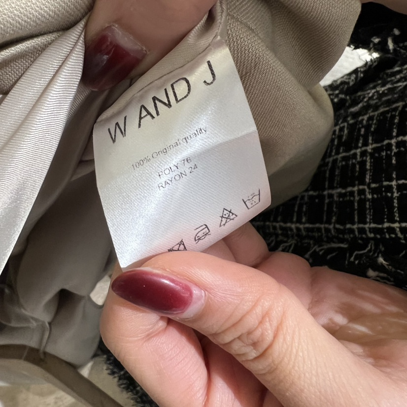 W AND J韓國代購㊣女士新款26春夏時尚熱賣職業夾克含腰帶W AND J夾克