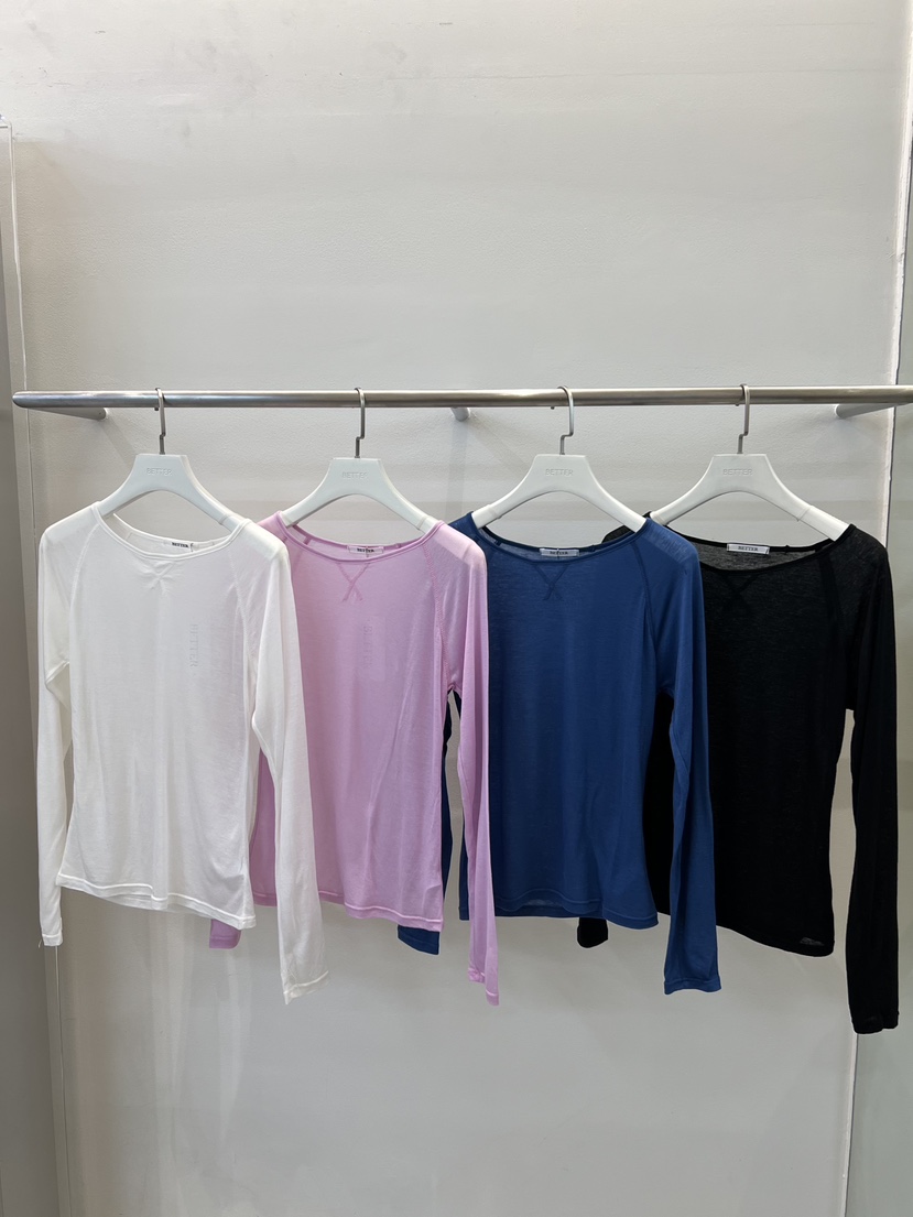 BETTER㊣東大門實拍女裝新品26春夏休閑人氣熱賣長袖T恤春款BETTER長袖T恤