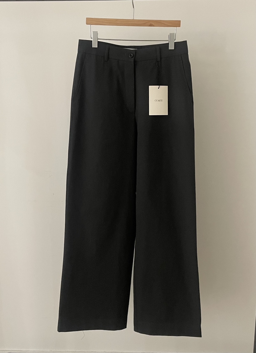 COMETE韓國代購㊣女裝新款真品推薦人氣休閑職業時尚休閑褲COMETE休閑褲圖色2