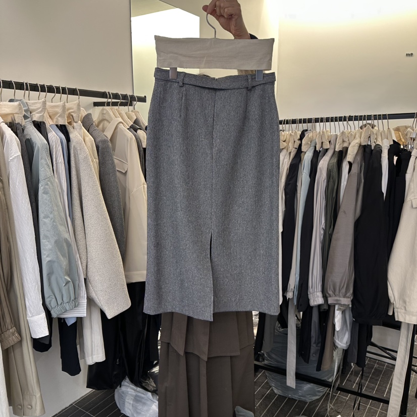 FIND-P東大門直郵㊣女士新品推薦休閑時尚真品長裙含腰帶春款FIND-P長裙