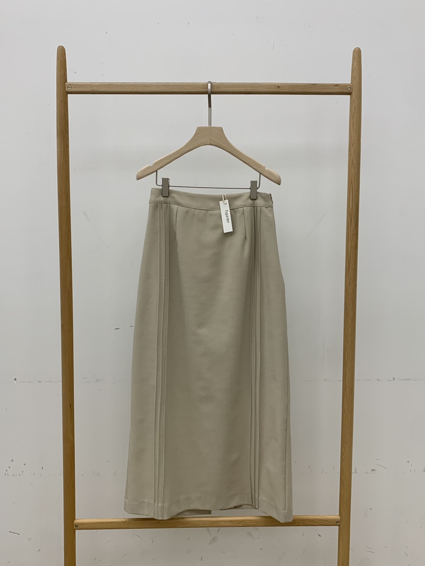 B_GARDER韓國代購㊣女士新品人氣26春夏熱賣休閑推薦長裙褶裥B.GARDER長裙圖色1