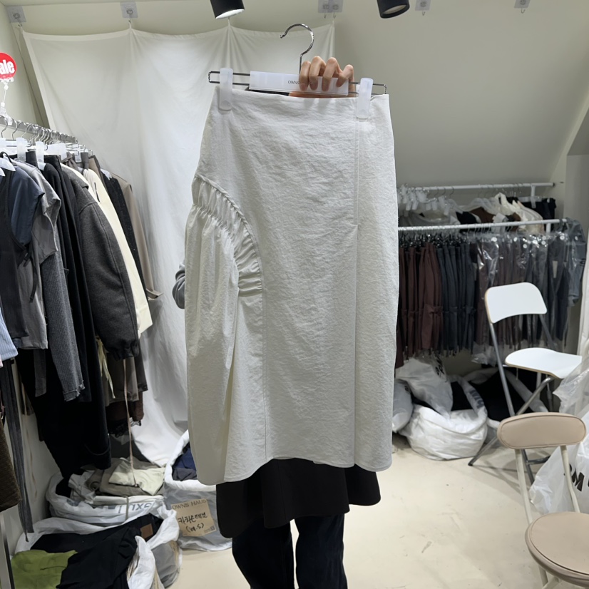 OWNS韓國代購㊣女士新款推薦休閑職業時尚人氣真品長裙春款OWNS HAUS長裙圖色1