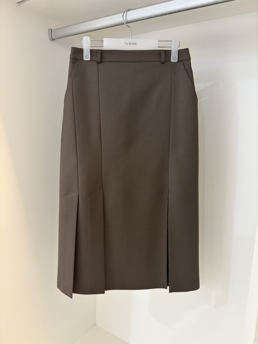 NORMAL韓國代購㊣女裝新品熱賣職業休閑人氣26春夏半身裙中短裙NORMAL半身裙/中短裙圖色2