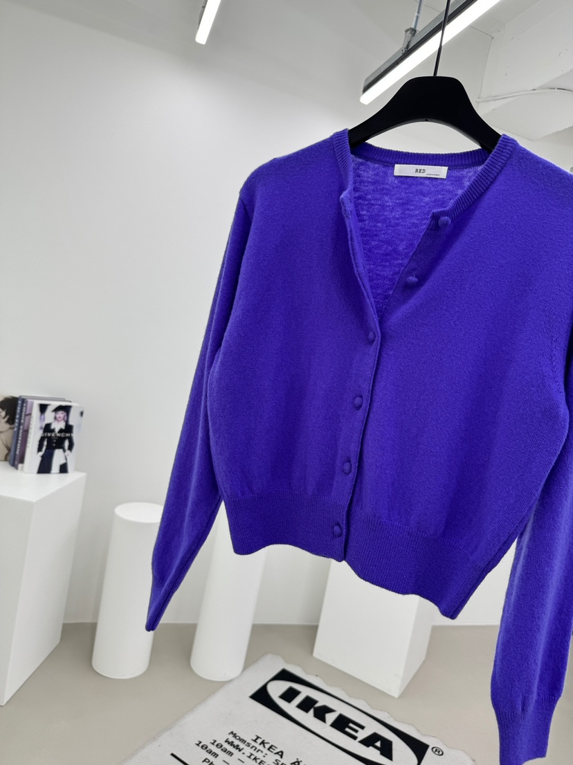 RED-A㊣東大門實拍女裝新品休閑熱賣推薦人氣26春夏針織衫開衫RED-A針織衫圖色3