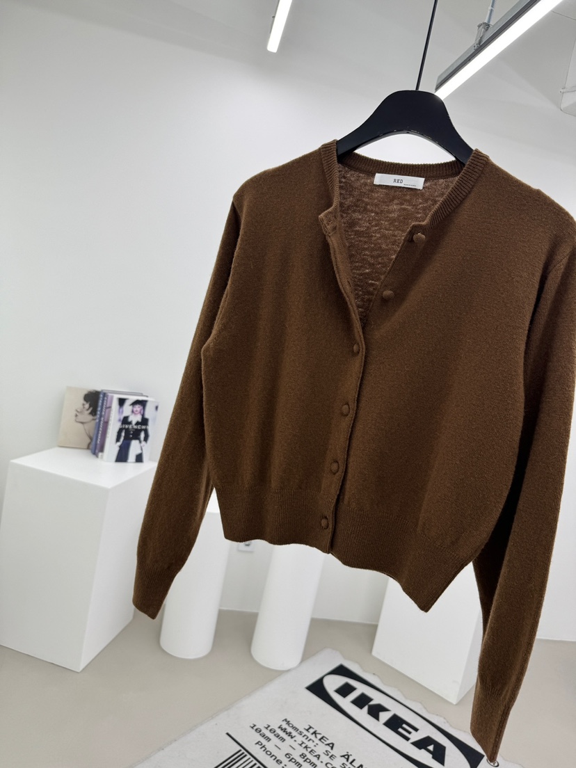 RED-A㊣東大門實拍女裝新品休閑熱賣推薦人氣26春夏針織衫開衫RED-A針織衫圖色4