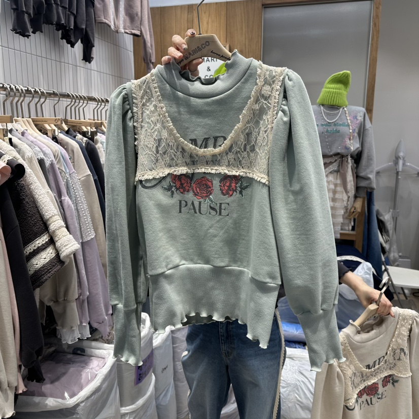 MARI CO㊣東大門實拍女裝新款熱賣推薦人氣26春夏衛衣春款MARI CO衛衣圖色2