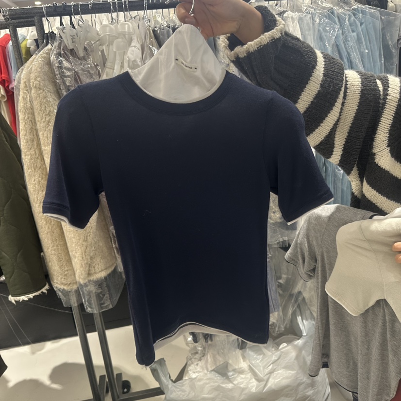 OLI SEOUL韓國直郵㊣女士新品推薦休閑26春夏真品職業T恤春款OLI SEOULT恤圖色2