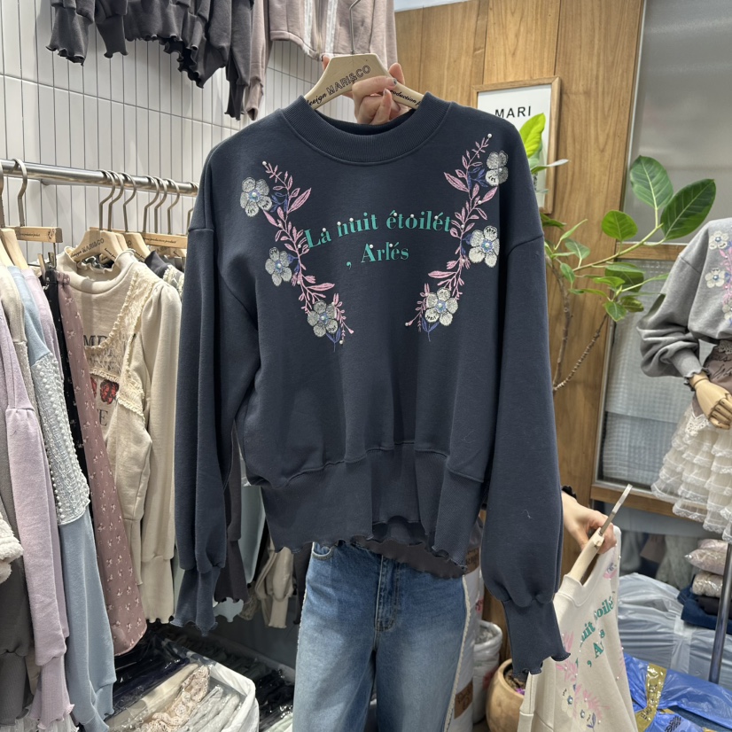 MARI CO東大門直郵㊣女裝新款時尚26春夏真品熱賣衛衣春款MARI CO衛衣圖色3