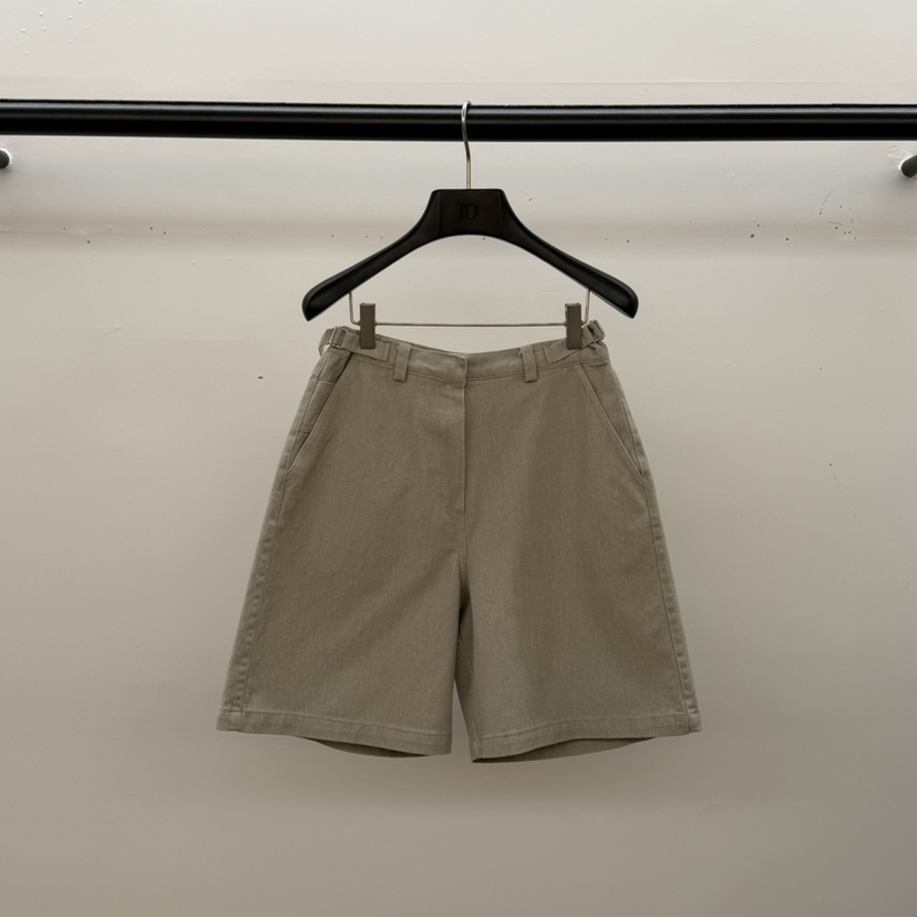 ID韓國直郵㊣女裝新款真品休閑26春夏時尚職業短褲春款柔軟棉ID短褲圖色1