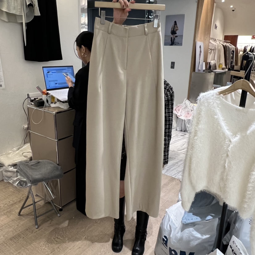 W AND J東大門直郵㊣女裝新款人氣休閑職業真品時尚休閑褲W AND J休閑褲圖色2