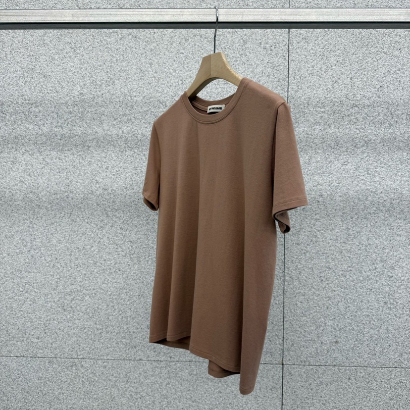 AT THE BAGEL韓國直郵㊣女士新品時尚熱賣職業推薦T恤春款AT THE BAGELT恤圖色4摩卡色