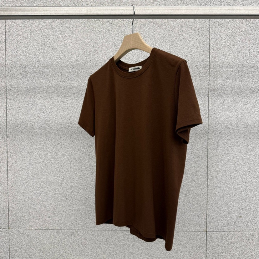 AT THE BAGEL韓國直郵㊣女士新品時尚熱賣職業推薦T恤春款AT THE BAGELT恤圖色5咖色