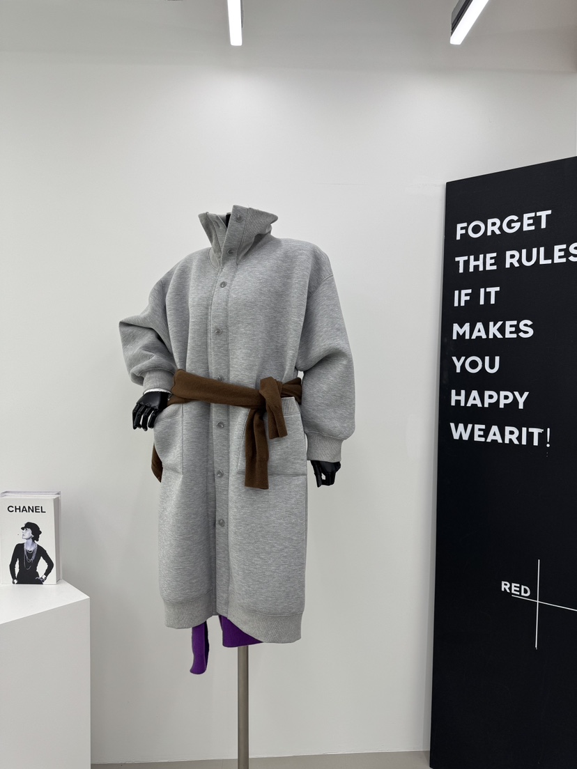 RED-A韓國直郵㊣女士新款推薦人氣26春夏中長款大衣開衫長款RED-A中長款大衣