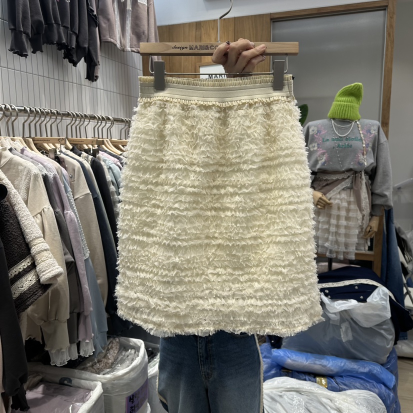 MARI CO韓國代購㊣女裝新款26春夏時尚職業半身裙中短裙春款MARI CO半身裙/中短裙圖色1