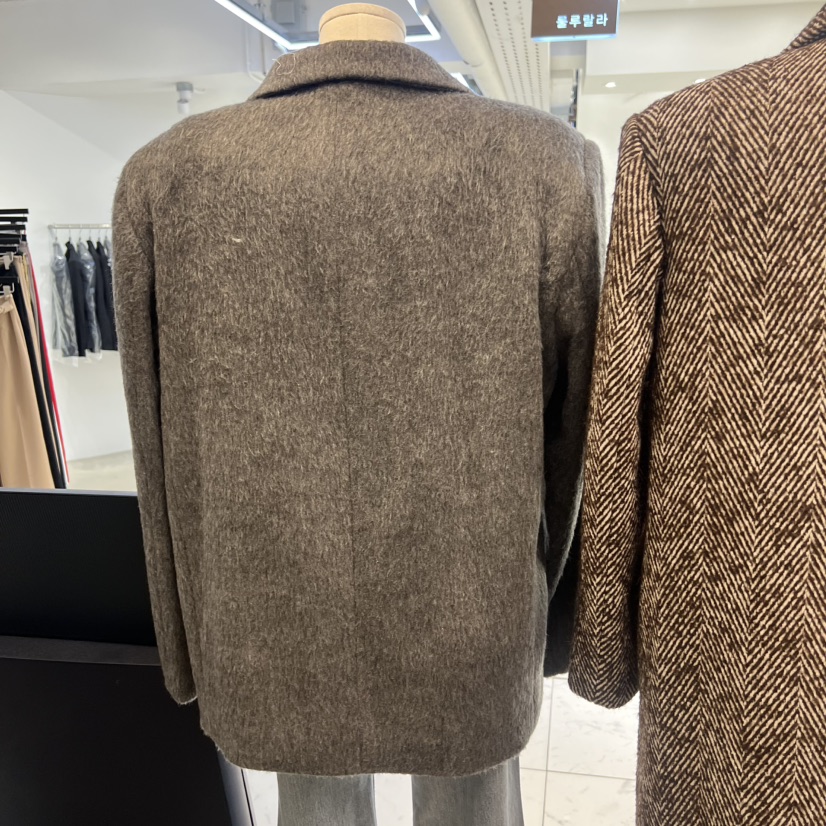 HEYME東大門直郵㊣女士新款時尚26春夏職業休閑短款大衣紐扣HEYME短款大衣