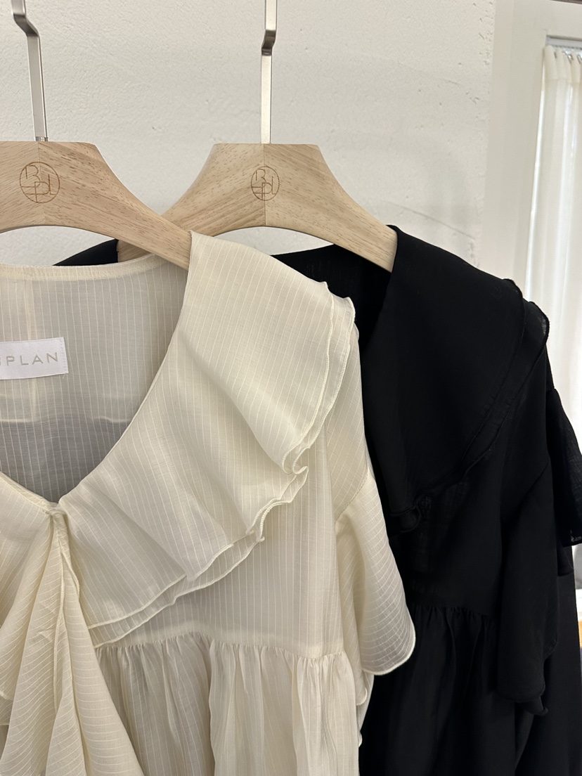 BPLAN㊣東大門實拍女裝新品休閑熱賣人氣26春夏襯衫蕾絲衫春款BPLAN襯衫/蕾絲衫