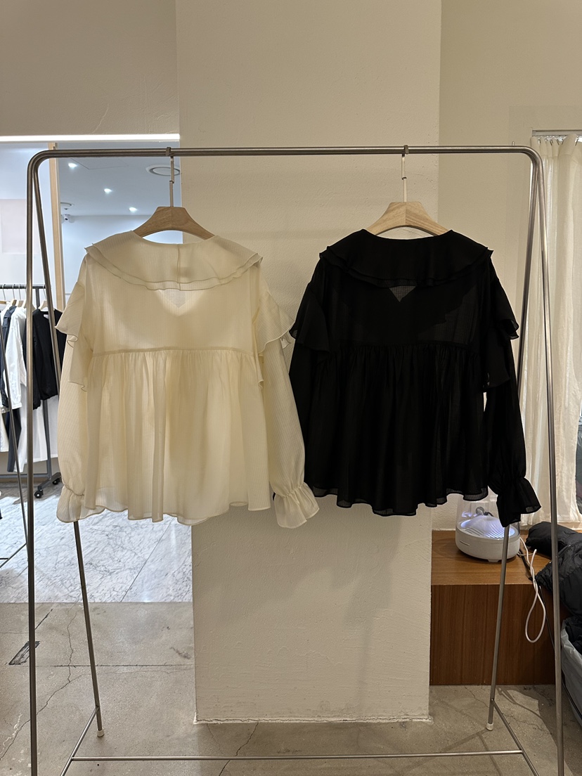 BPLAN㊣東大門實拍女裝新品休閑熱賣人氣26春夏襯衫蕾絲衫春款BPLAN襯衫/蕾絲衫