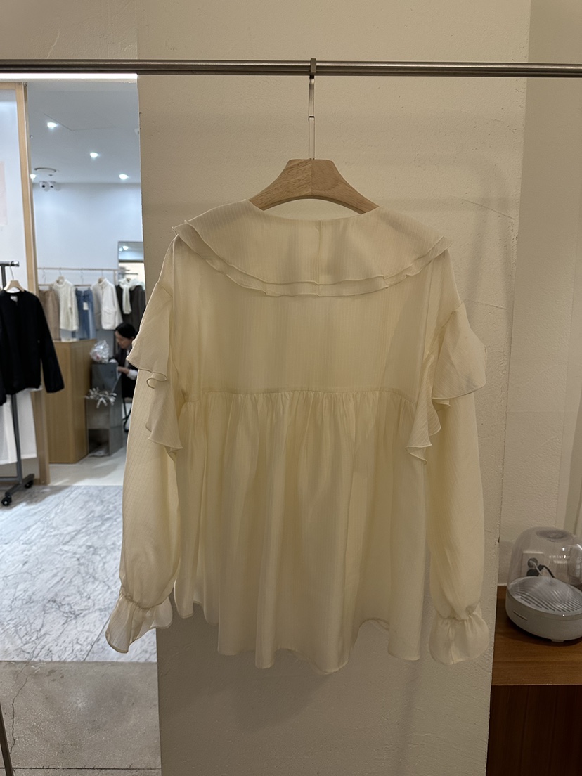 BPLAN㊣東大門實拍女裝新品休閑熱賣人氣26春夏襯衫蕾絲衫春款BPLAN襯衫/蕾絲衫