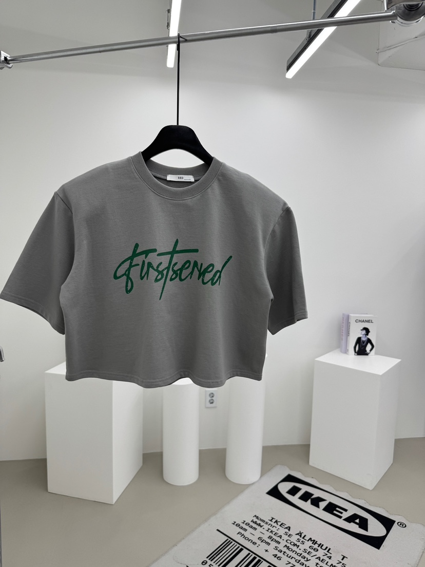 RED-A東大門直郵㊣女裝新品真品人氣休閑時尚推薦職業T恤加絨RED-AT恤圖色1