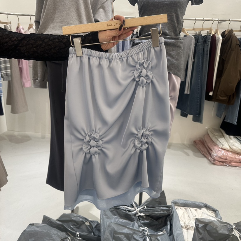 BAGUETTE-P㊣東大門代購女士新款熱賣真品半身裙中短裙春款BAGUETTE-P半身裙/中短裙圖色3