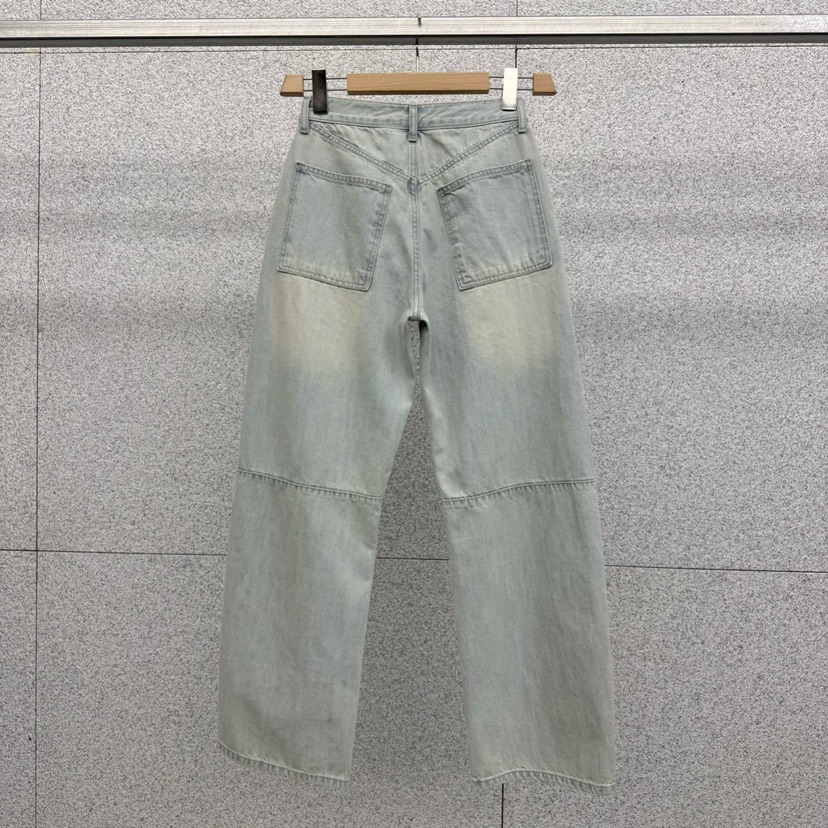 AT THE BAGEL韓國直郵㊣女裝新款26春夏職業休閑牛仔褲春款AT THE BAGEL牛仔褲