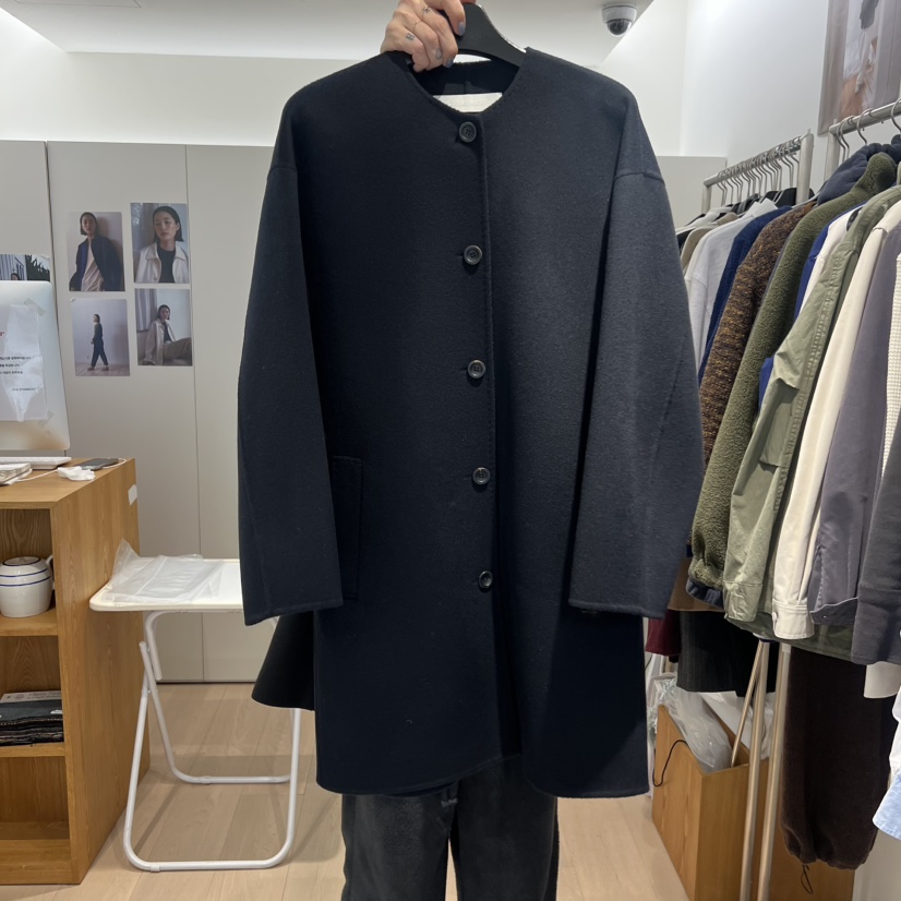 THE STARDUST韓國直郵㊣女裝新款真品26春夏熱賣中長款大衣THE STARDUST中長款大衣圖色2