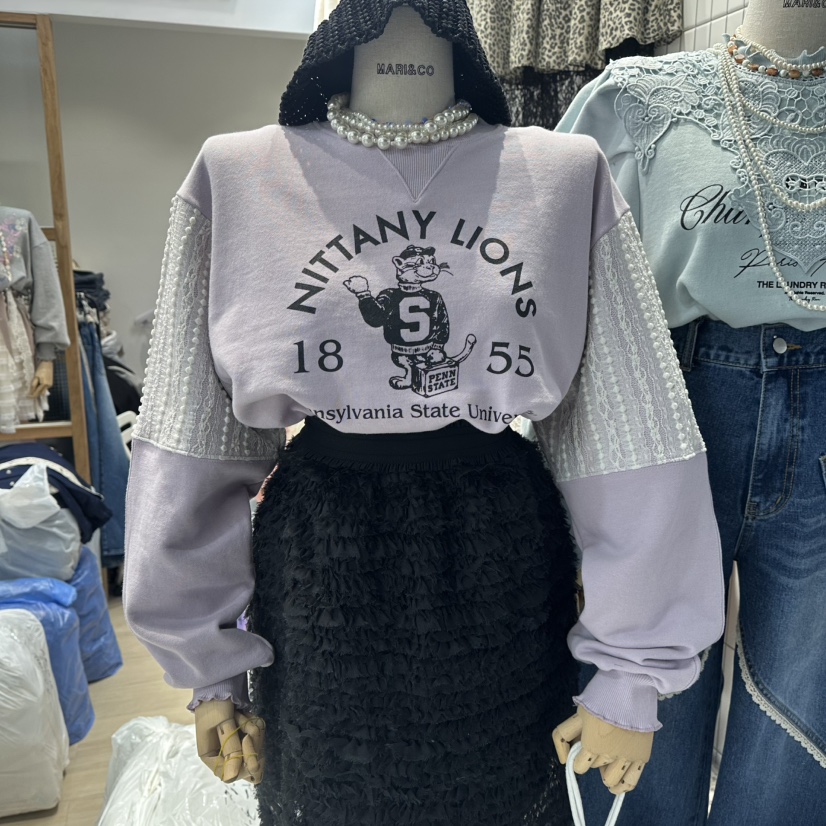 MARI CO韓國代購㊣女裝新品26春夏熱賣職業人氣休閑衛衣春款MARI CO衛衣圖色3